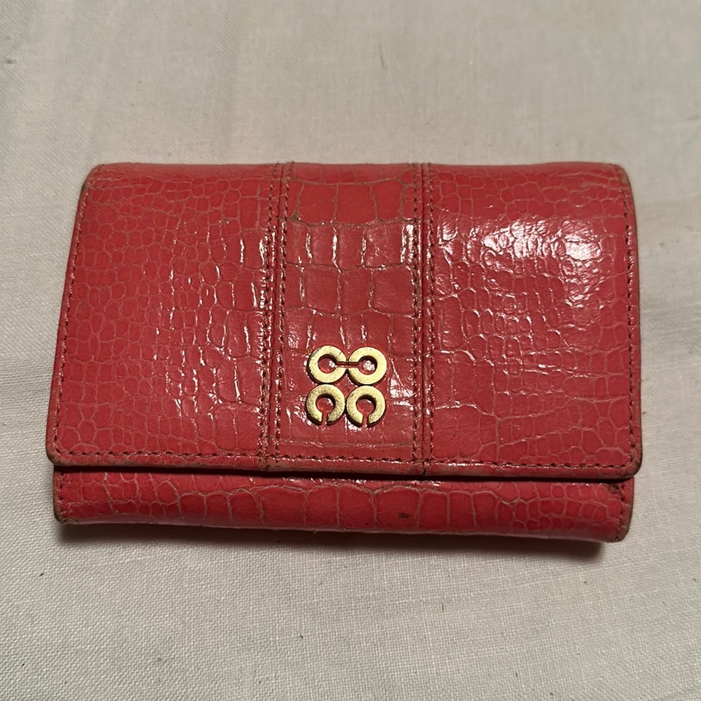Coach patent leather wallet
